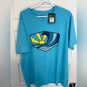 O'Neill Aqua Blue Graphic T-Shirt